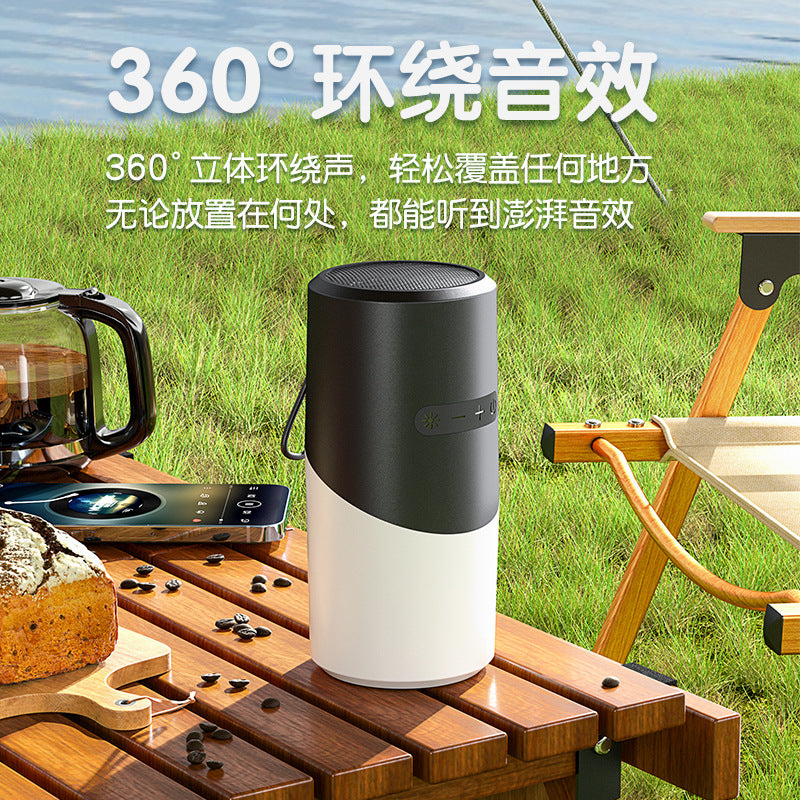 Ebs-705 wireless bluetooth speaker with rgb lighting - portable, waterproof mini speaker with ambient lighting, gift card slot