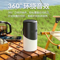 Ebs-705 wireless bluetooth speaker with rgb lighting - portable, waterproof mini speaker with ambient lighting, gift card slot