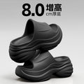 Thick solepetites height increasing slippers women's summer outwear thick sole stomping on shit feeling 2026new arrival popular sandals and slippers