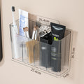 Bathroom comb toothbrush toothpaste storage rack punch-free wall-mounted bathroom cabinet toilet wash basin handy gadget storage box