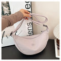 Spring casual macaron color dumpling bag 2026 new versatile crossbody bag women's korean style commuter shoulder bag