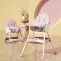 Baby high chair - foldable feeding chair for infants and toddlers - multifunctional dining chair and seat for home use