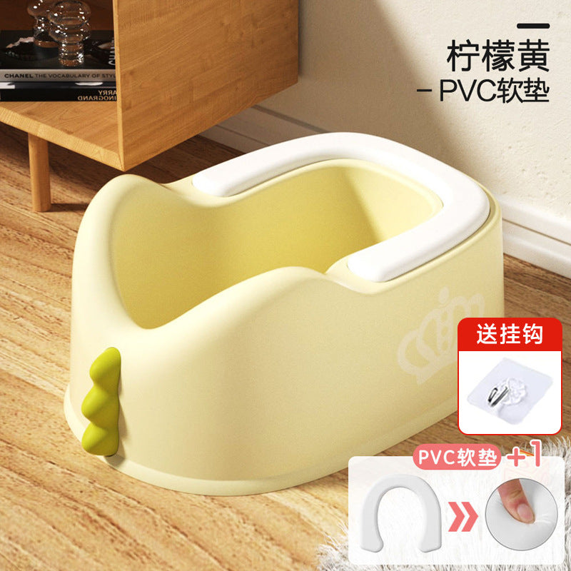 Kids' potty training wash basin - baby plastic girl's toilet training seat - infant squatting wash basin for gentle cleansing