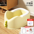 Dinosaur model-pvc model-lemon yellow+pvc soft cushion