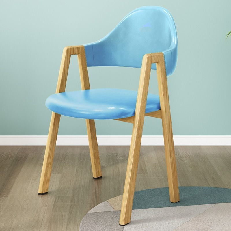 Dining chair home casual modern scandinavian chair bedroom study desk chair casual stool backrest commercial dining table chair