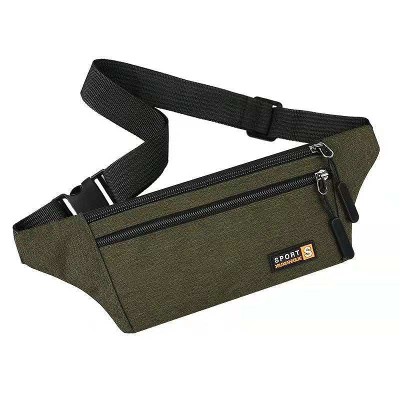 New fanny pack women's large-capacity multi-function anti-splashing water cashier business bag outdoor travel fashion mobile phone bag men