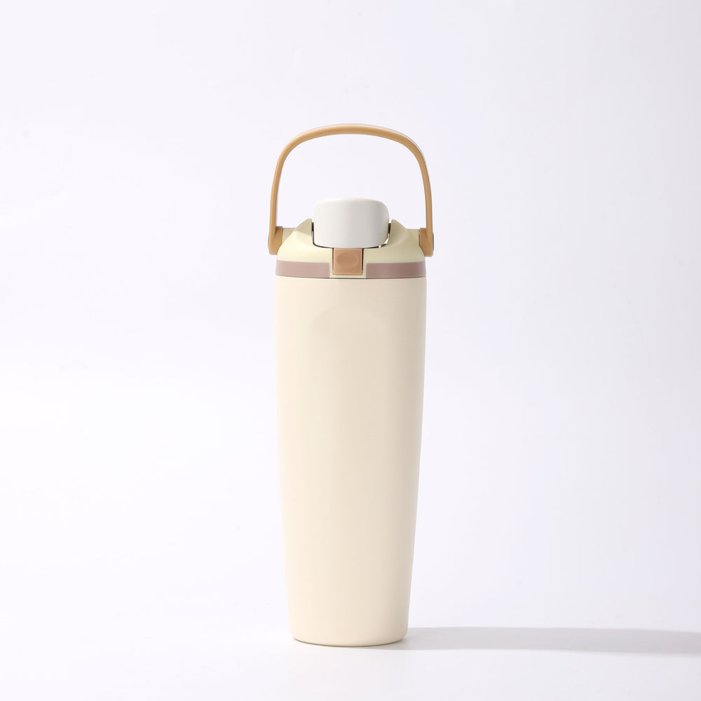 New fruit-themed insulated tumbler, 30oz cross-border handheld insulated cup, 304 double-walled stainless steel flip-top tumbler - wholesale