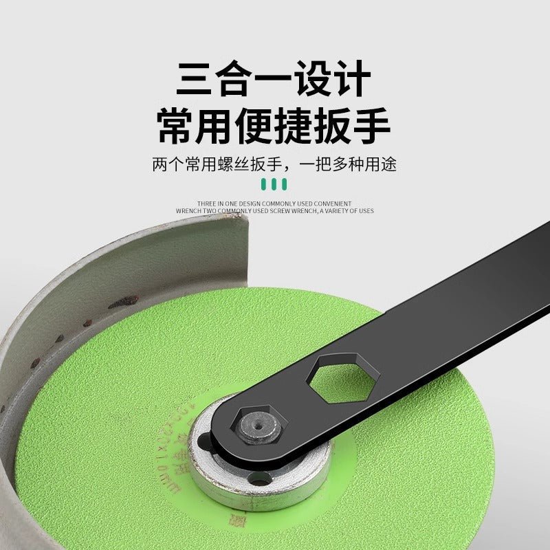 Baolian four-claw wrench new three-in-one angle grinder special adjustment and disassembly universal thickened wrench