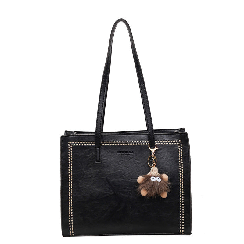 trend inssense of design 2025new arrivalretrocasualcasualsatchel bag easiest for match large capacity shoulder bag