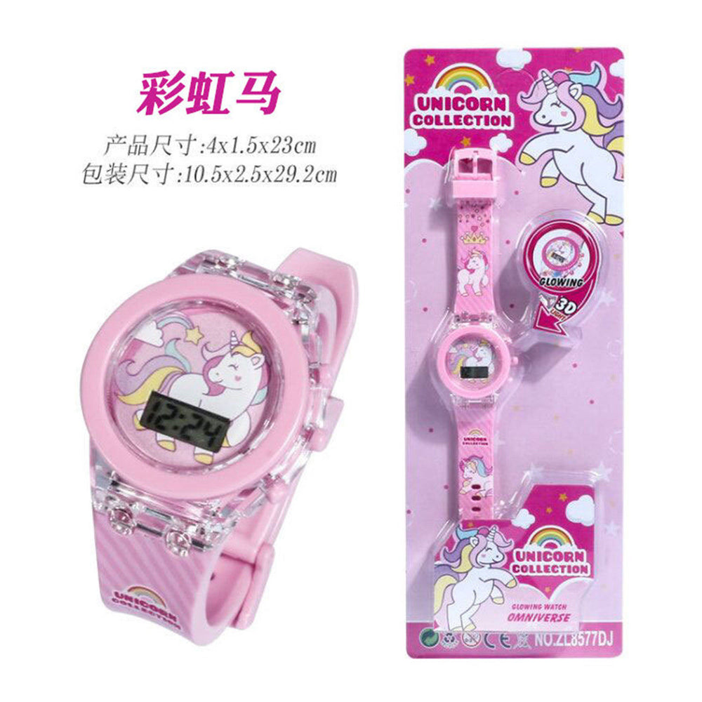 Kids' watch - luminous digital watch - cartoon kuromi & my melody - gift for boys & girls - kindergarten & elementary school
