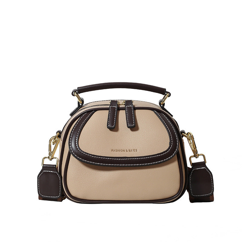 Small women's handbag 2025 new fashion soft leather ladies' tote crossbody bag versatile middle-aged mom shoulder bag
