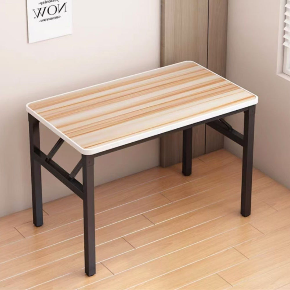 Easy-to-assemble folding desk - no assembly required - perfect for home, living room, dining room, bedroom, or office