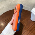 Suitable for iphone 17 phone case frosted eye-catching contrasting color apple 16 magnetic 15 apple 17pro phone case