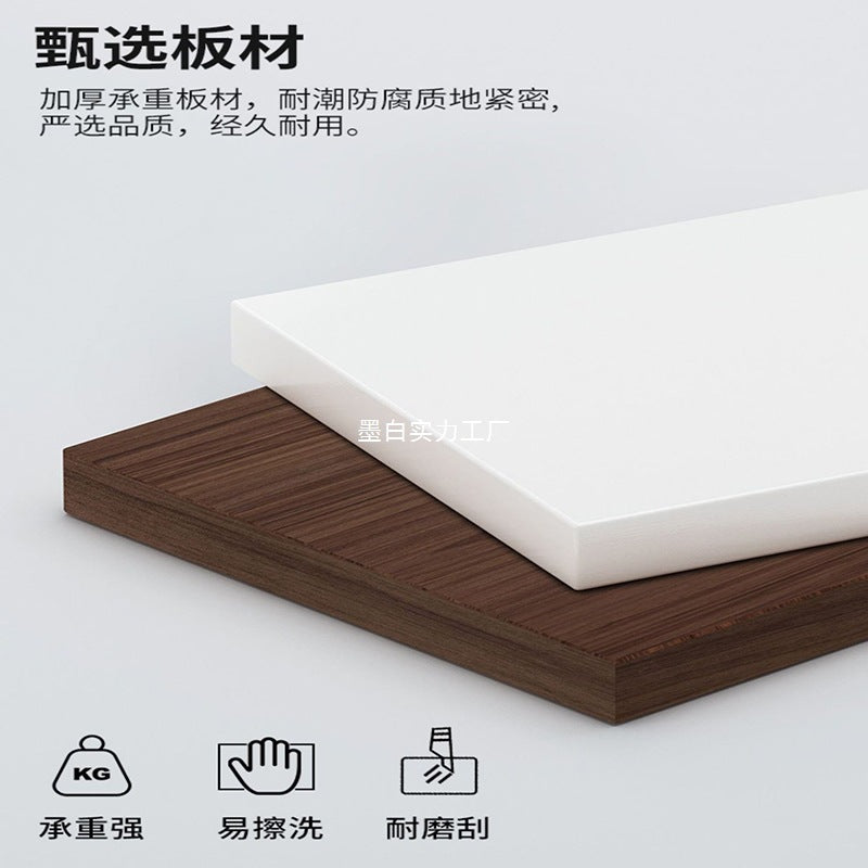 Wardrobe household bedroom small apartment simple wardrobe storage cabinet room wooden rental room economical hanging wardrobe