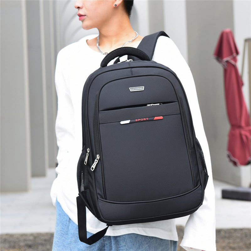 Cross-border backpack men's business commuter laptop bag fashion student schoolbag large capacity outdoor travel backpack