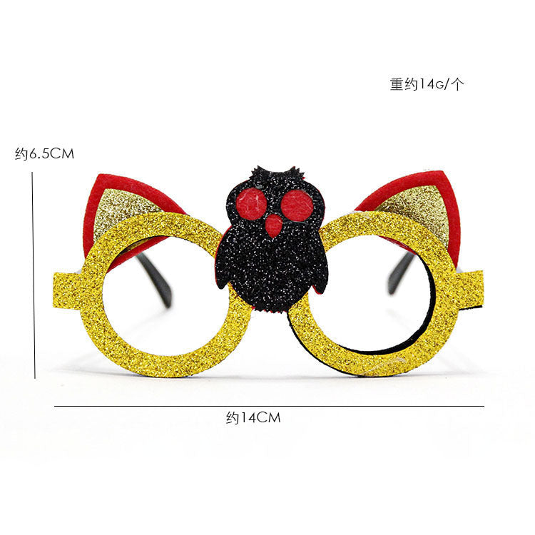 Halloween Pumpkin Glasses Kids Adult Ghost Festival Party Decorations Photo Props Funny Glasses Frames