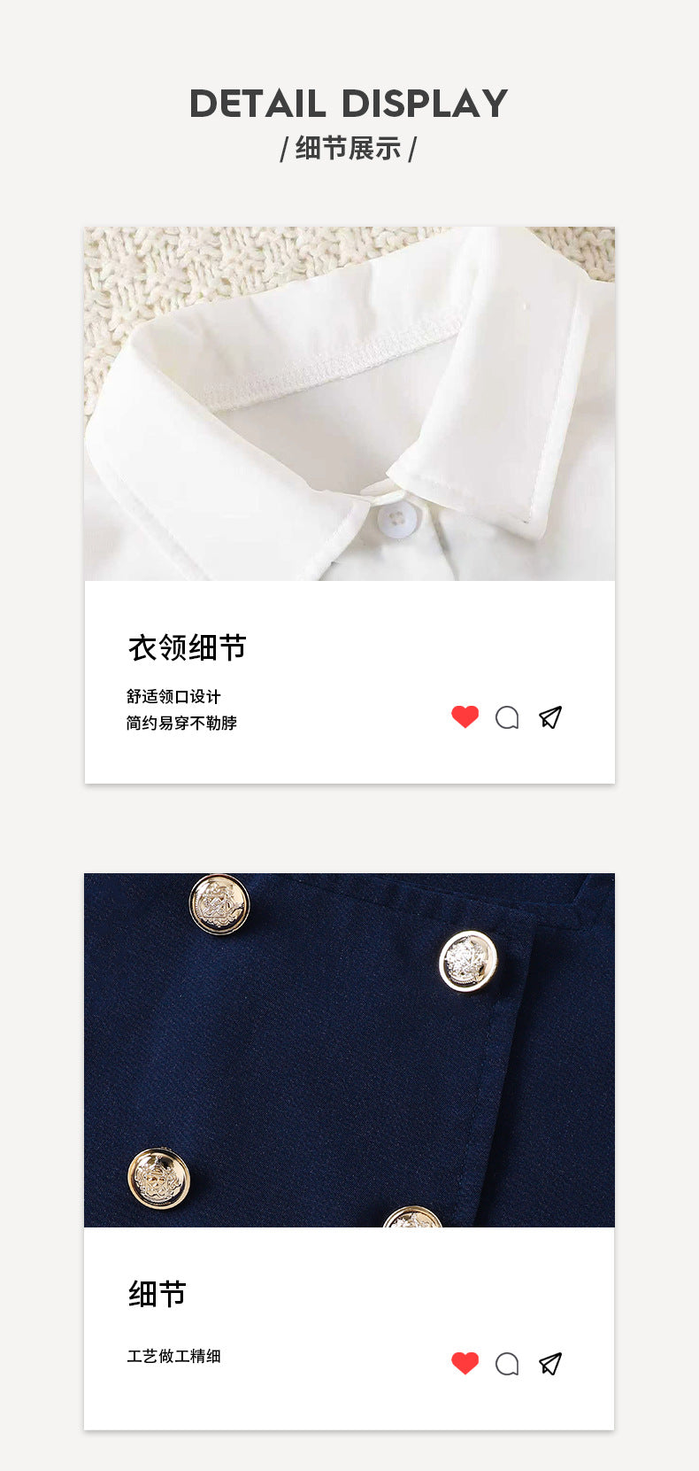 Export kids suit three-piece dark blue vest long sleevesshirt trousers british style girlsuit