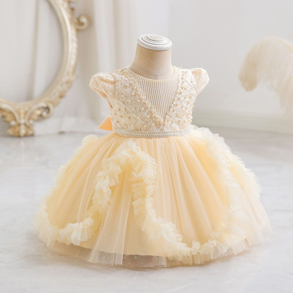 New arrivalin stockgirl evening dress sequin beaded tutu princess dress grab week dress flower girl