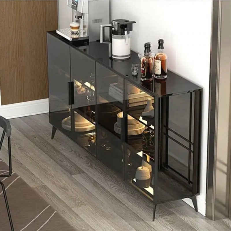 Rock slab sideboard all-in-one wall-mounted accessible luxuryclassycasual wine cabinet kitchen cupboard tea cabinet for home storage cabinet