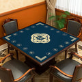 Square mahjong table mat - absorbent, non-slip, and silent - ideal for mahjong parlors, poker rooms, and gaming tables - also suitable as a dining table mat