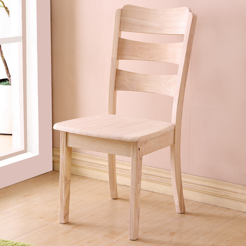 Solid wood chair backrest dining chair - comfortable for extended use - chinese style restaurant minimalist wooden dining chair