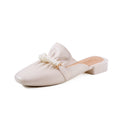 2025 summer women's casual sandals & slides - korean style slip-ons, closed-toe mules, and half-slippers