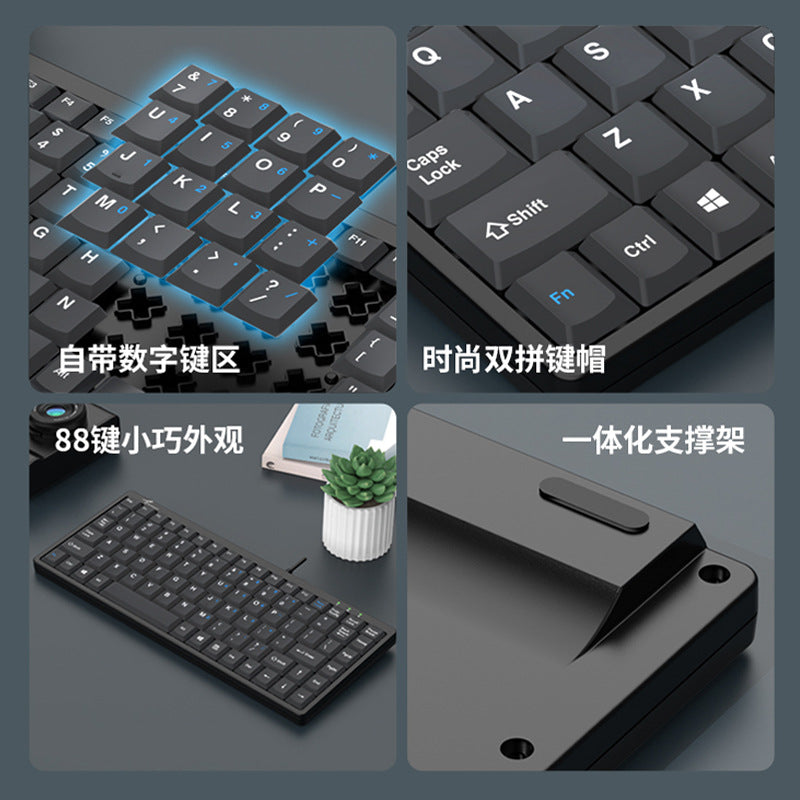 Little kangaroo ds-9828 notebook keyboard ps/2 round port industrial pc wired keyboard usb numeric keypad industrial