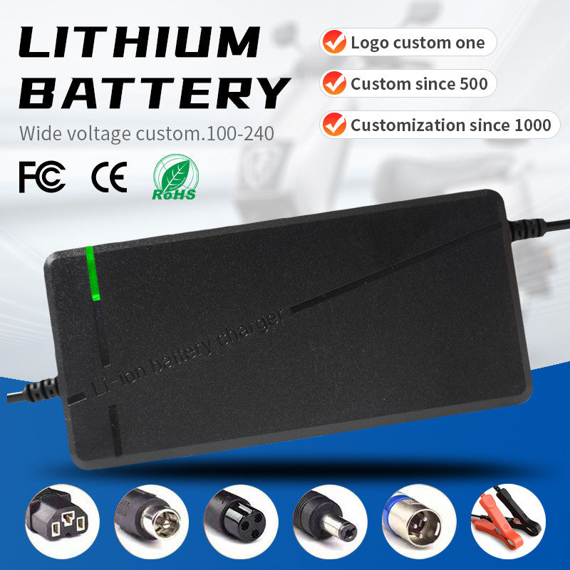 12v24v lithium battery charger 36v48v60v72v two-wheel scooter smart electric vehicle charger