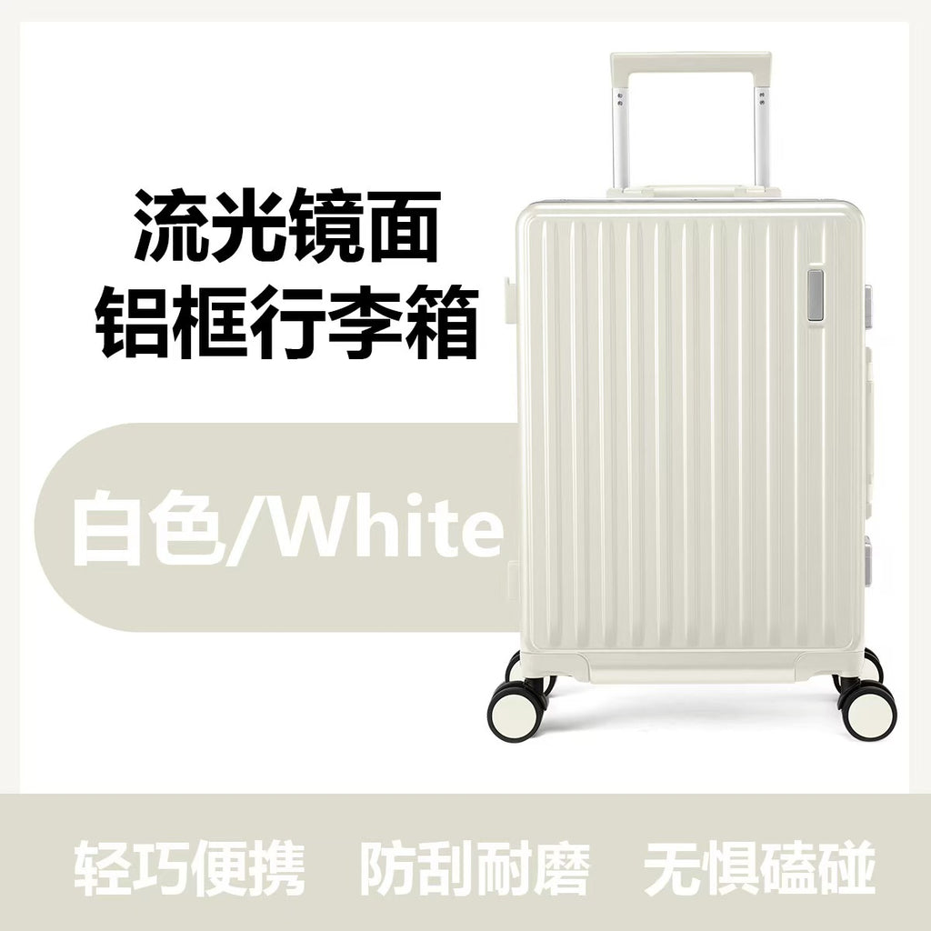 Multifunctional seated children's trolley case with cup holder, universal wheel durable large capacity high quality boarding suitcase