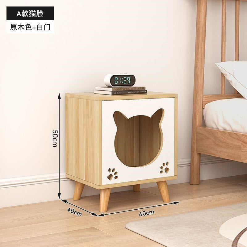 new arrival cat bedside table cat house casual cat nest neutralall year round bedside cabinet bedroom storage cabinet