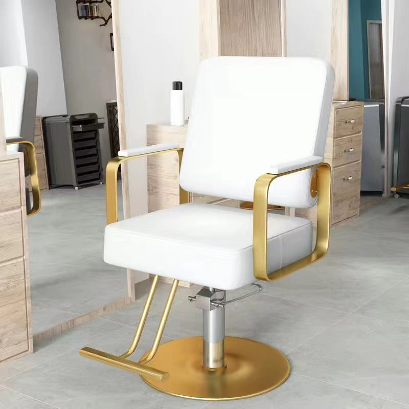 Hairdressing shop barber shop chair hair salon special adjustablerotateaccessible luxury stainless steel trendy store fashion hair cutting chair seat