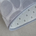 hot-selling flannel floor mat pebble stone toilet three-piece set ready-made water-absorbent printed floor mat