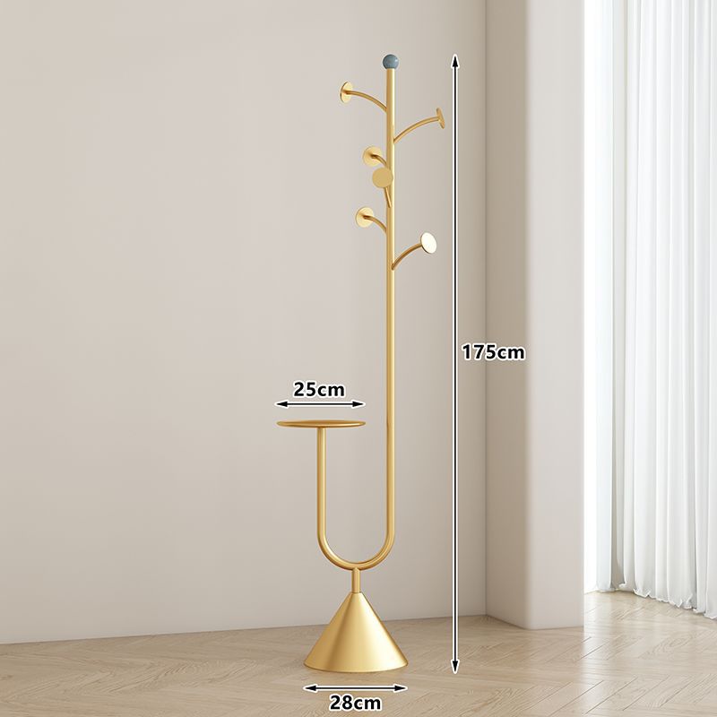 Casual clothes hanger italianaccessible luxury bedroom accessible luxury storage cream for home space floor-standing clothes coat rack shelf