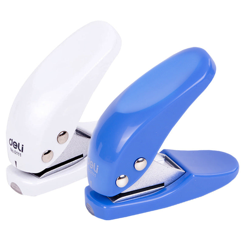 Deli Stationery 0111 Hole Punch Single Hole Handheld Hole Punch Mini Italian Portable Hole Punch Hole Punch