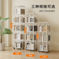 Rotating storage rack 360° home bookcase floor-standing easy storage living room children's multi-layer bookshelf mobile