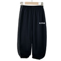 kids' summer lightweight joggers - solid color, side stripe, casual, unisex, anti-mosquito, home pants with elastic cuffs