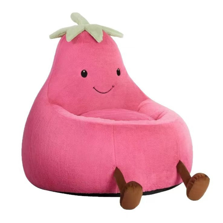 Avocado kids backrest sofa bean bag chair lazy sofa living room casual bedroom kids reading cartoon stool