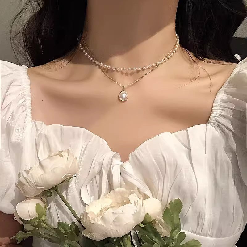 2025 hot-selling beaded butterfly necklace for women - versatile, unique, elegant pearl choker - trendy vintage style accessories