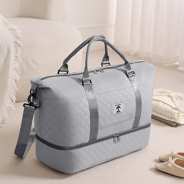 Beilian new travel bag cover tie rod storage bag large capacity short business trip luggage bag shoe warehouse wholesale fitness bag