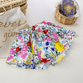 Girls' skirts & shorts: pure cotton summer outerwear - floral hot pants, lightweight & versatile, tulip skort, new skort styles