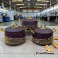 High-end light luxury cross-border insulated lunch box 3pcs food warmer 2l-2.5l-3l hot-selling insulated tableware