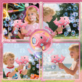 Kids' summer electric dolphin handheld bubble gun - fully automatic bubble blower - perfect for parks, street vendors, and toys for ages 3-6