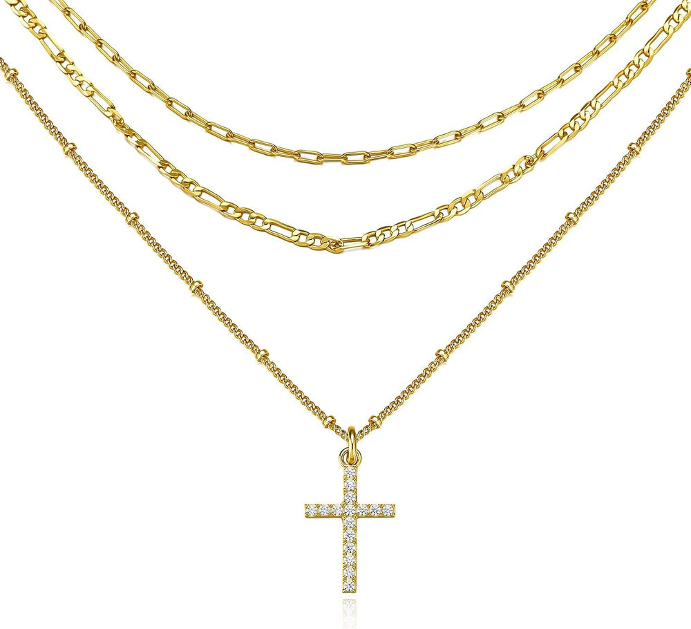 amazon new arrival round paper clip chain pendant necklace women's stainless steel trendyfashionpopular necklace