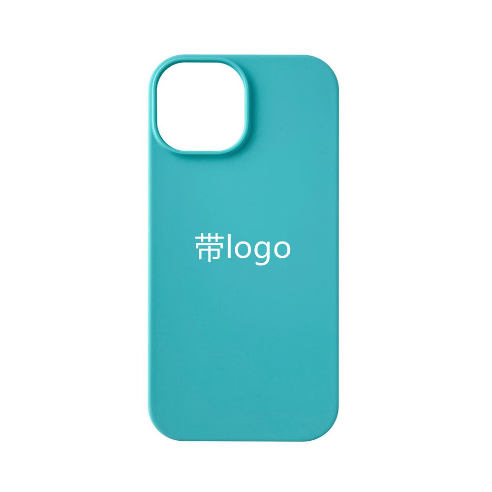 Premium liquid silicone full coverage case for apple iphone 15, solid color protective cover for iphone 14 pro max