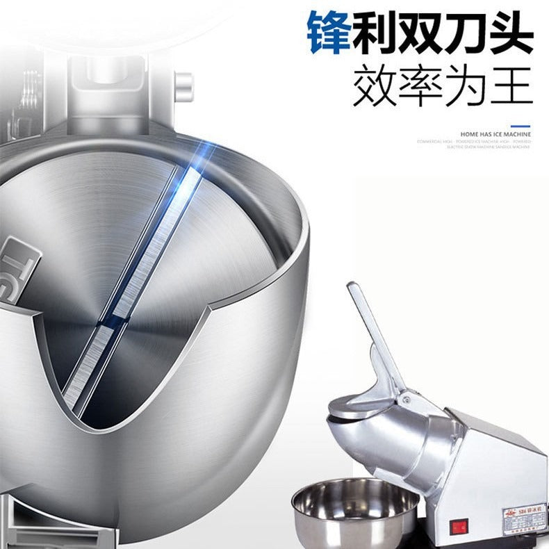 Henglian commercial sb3/6 ice crusher - ice shaver for bars, bubble tea shops, and frozen food processing