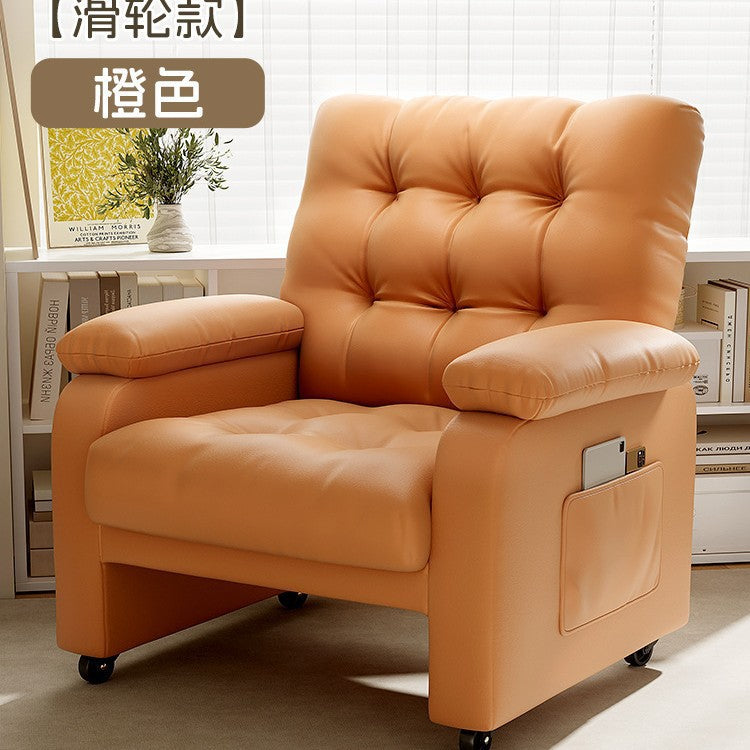 Computer chair Household sedentary single sofa chair Bedroom backrest Office study chair Internet cafe Game e-sports chair
