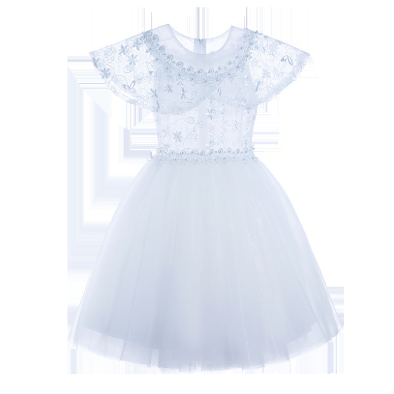 Custom  dresses for girls: new short birthday princess tulle dresses for toddlers and young children