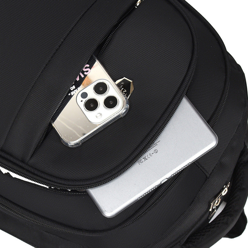 Customized logo backpack men's luggage large-capacity travel backpack high-end school bag business commuter computer bag
