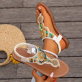 summer new arrival: women's plus-size flat sandals for cross-border e-commerce. wholesale price: $0.67. dropshipping available for  and