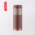Wholesale yixing zisha (purple clay) office cups: premium zisha inner liner, high-end gift, powder-coated finish (fade-resistant), personal tea brewing
